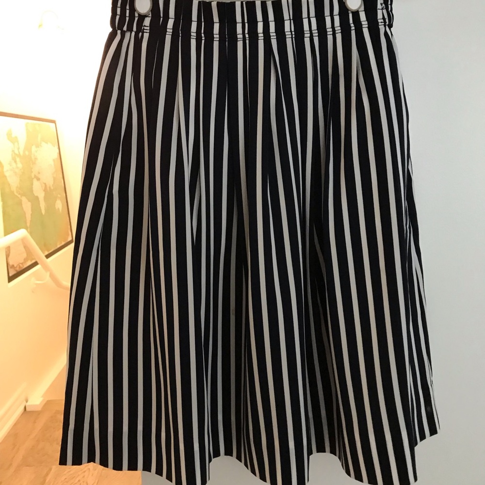 Jcrew striped flowy skirt